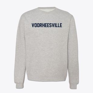 Voorheesville New York Classic Block Crewneck Sweatshirt