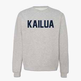 Kailua Hawaii Classic Block Crewneck Sweatshirt