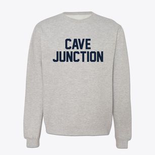 Cave Junction Oregon Classic Block Crewneck Sweatshirt