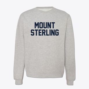 Mount Sterling Illinois Classic Block Crewneck Sweatshirt