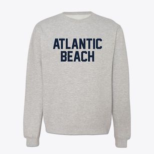 Atlantic Beach New York Classic Block Crewneck Sweatshirt