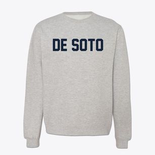 De Soto Iowa Classic Block Crewneck Sweatshirt