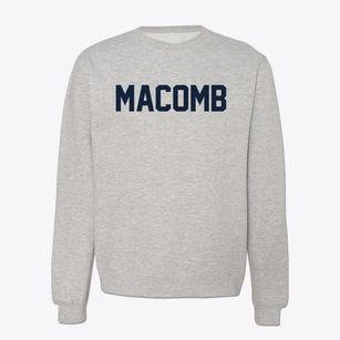 Macomb New York Classic Block Crewneck Sweatshirt