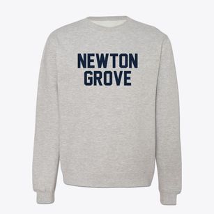Newton Grove North Carolina Classic Block Crewneck Sweatshirt