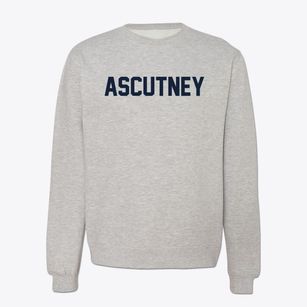 Ascutney Vermont Classic Block Crewneck Sweatshirt