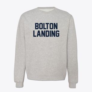 Bolton Landing New York Classic Block Crewneck Sweatshirt