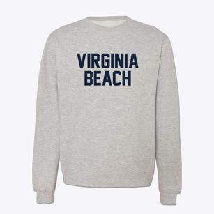 Virginia Beach Virginia Classic Block Crewneck Sweatshirt