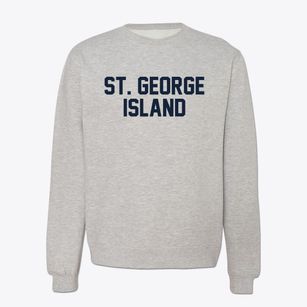 St. George Island Maryland Classic Block Crewneck Sweatshirt
