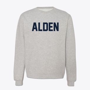 Alden Michigan Classic Block Crewneck Sweatshirt