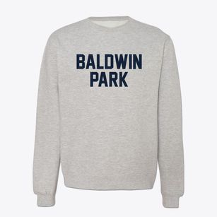 Baldwin Park Missouri Classic Block Crewneck Sweatshirt