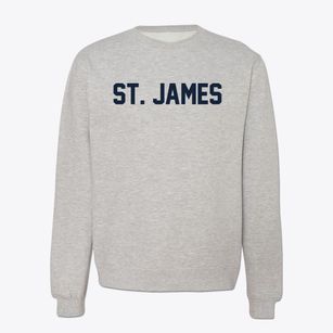 St. James New York Classic Block Crewneck Sweatshirt