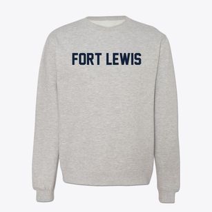 Fort Lewis Washington Classic Block Crewneck Sweatshirt