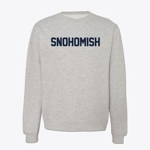 Snohomish Washington Classic Block Crewneck Sweatshirt
