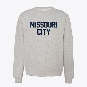 Missouri City Texas Classic Block Crewneck Sweatshirt