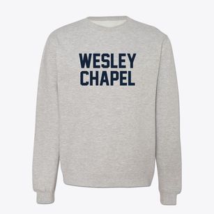 Wesley Chapel North Carolina Classic Block Crewneck Sweatshirt