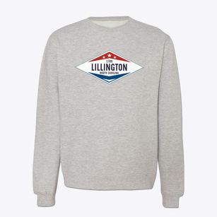 Lillington North Carolina Diamond Star Crewneck Sweatshirt