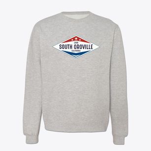 South Oroville California Diamond Star Crewneck Sweatshirt