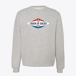 Chain Of Rocks Missouri Diamond Star Crewneck Sweatshirt