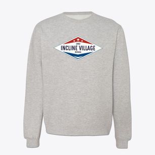Incline Village Nevada Diamond Star Crewneck Sweatshirt