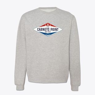 Carneys Point New Jersey Diamond Star Crewneck Sweatshirt