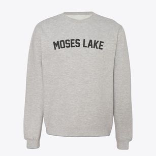 Moses Lake Washington Classic Curve Crewneck Sweatshirt