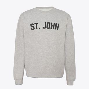 St. John North Dakota Classic Curve Crewneck Sweatshirt