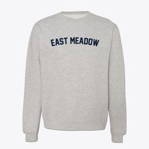 East Meadow New York Classic Curve Crewneck Sweatshirt