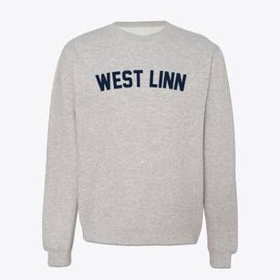 West Linn Oregon Classic Curve Crewneck Sweatshirt
