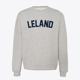 Leland Iowa Classic Curve Crewneck Sweatshirt