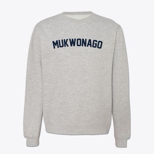 Mukwonago Wisconsin Classic Curve Crewneck Sweatshirt