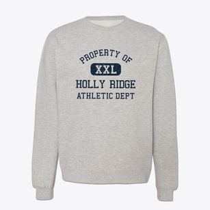 Holly Ridge North Carolina Athletic Dept Crewneck Sweatshirt