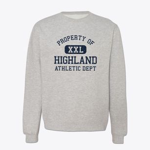 Highland Wisconsin Athletic Dept Crewneck Sweatshirt