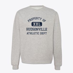 Hudsonville Michigan Athletic Dept Crewneck Sweatshirt