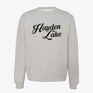 Hayden Lake Idaho Vintage Team Crewneck Sweatshirt