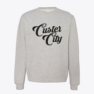 Custer City Oklahoma Vintage Team Crewneck Sweatshirt