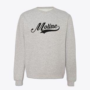 Moline Kansas Vintage Team Crewneck Sweatshirt