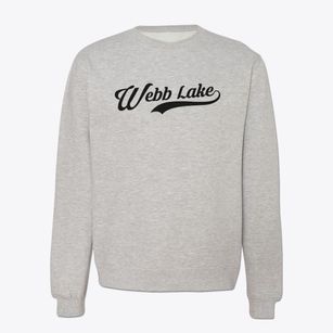 Webb Lake Wisconsin Vintage Team Crewneck Sweatshirt