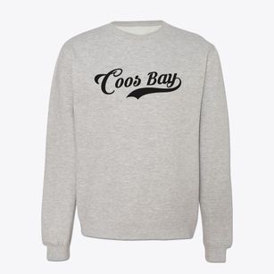 Coos Bay Oregon Vintage Team Crewneck Sweatshirt