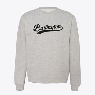 Burlington Michigan Vintage Team Crewneck Sweatshirt