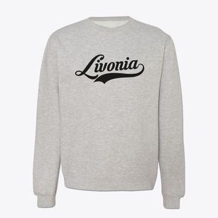 Livonia New York Vintage Team Crewneck Sweatshirt