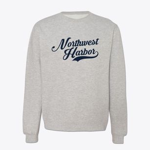 Northwest Harbor New York Vintage Team Crewneck Sweatshirt