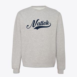 Natick Massachusetts Vintage Team Crewneck Sweatshirt