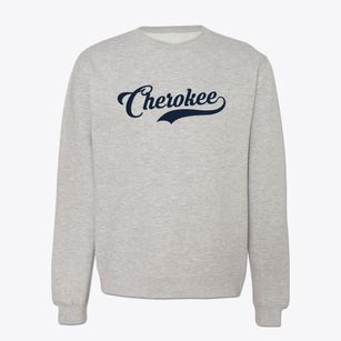 Cherokee North Carolina Vintage Team Crewneck Sweatshirt