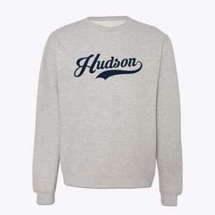 Hudson Illinois Vintage Team Crewneck Sweatshirt