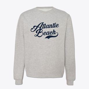 Atlantic Beach North Carolina Vintage Team Crewneck Sweatshirt