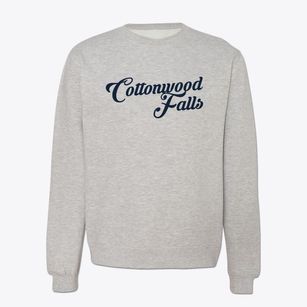 Cottonwood Falls Kansas Vintage Team Crewneck Sweatshirt