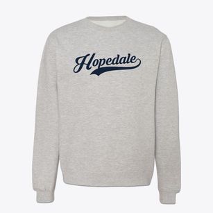 Hopedale Illinois Vintage Team Crewneck Sweatshirt