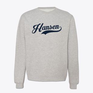 Hansen Wisconsin Vintage Team Crewneck Sweatshirt