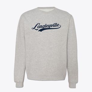 Langleyville Illinois Vintage Team Crewneck Sweatshirt