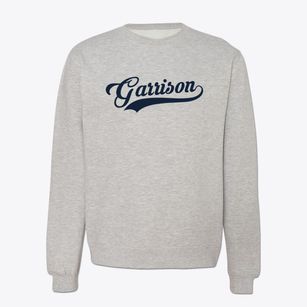 Garrison Nebraska Vintage Team Crewneck Sweatshirt